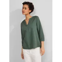 STREET ONE Shirtbluse, in Unifarbe, Gr. 38, touch of dune, , 23338957-38