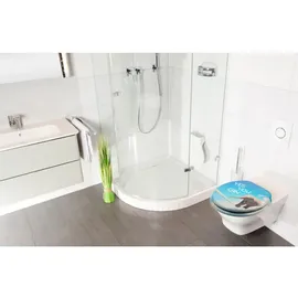 Sanilo WC Sitz mit Absenkautomatik Yes you can, Hochwertiger und Stabiler Toilettendeckel aus Holz