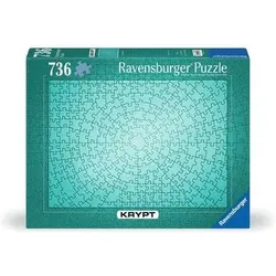 RAVENSBURGER 12000189 Puzzle 736 Teile Krypt Metallic Mint