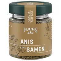 Fuchs Gewürze - Anis Samen ganz | Ungemahlen, für Brot, Gebäck & Tee | 37 g