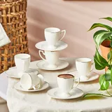 KARACA Kaffeetasse 0,085 l Weiß 6 St.