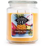 Candle-Brothers Tropical Fruits Duftkerze 510 g gelb