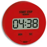 TFA Digitaler Timer und Stoppuhr rot