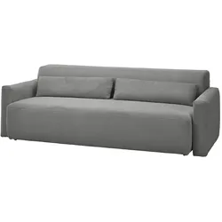 KAWOLA Sofa NEO Schlafsofa Bettsofa Cord grau