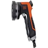 Black & Decker Gartenbrause 10 Ständer schwarz/orange