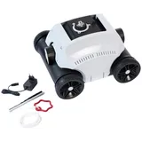 Poolroboter INFINITE SPA "RobotClean Akku Sauger", weiß, B:310cm H:390cm L:450cm, Kunststoff, Poolbodensauger, inkl. Akku, 3 Einstellungen des Richtungswinkels
