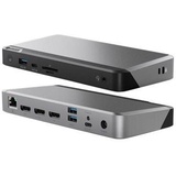 ALOGIC MX3 TripleDisplay - docking station - USB-C - 3 x DP++ - GigE
