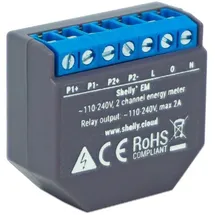 Shelly EM intelligenter Stromzähler und Schützkontrollrelaisschalter