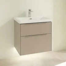 Villeroy & Boch Waschbeckenunterschrank 2 Auszüge 62,2 x 47,8 x 57,6 cm Taupe