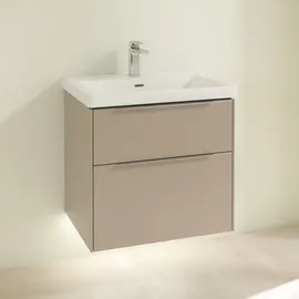 Villeroy & Boch Waschbeckenunterschrank 2 Auszüge 62,2 x 47,8 x 57,6 cm Taupe