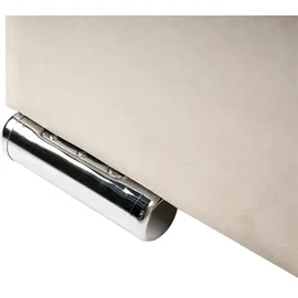 Beliani Lubbon 140 x 200 cm Cremeweiß