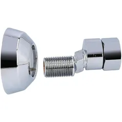 S-Anschluss Schweizer Form (Ausführung: Excenterstück 17mm DN15 1/2'' AG xDN20 3/4'' ÜWM Schweizer Ausführung)