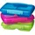 Sistema KLIP IT Split Frischhaltedosen transparent 0,35 l 3-teiliges Set