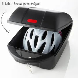 Fischer Fahrradkorb Gepäckträgerbox Schwarz