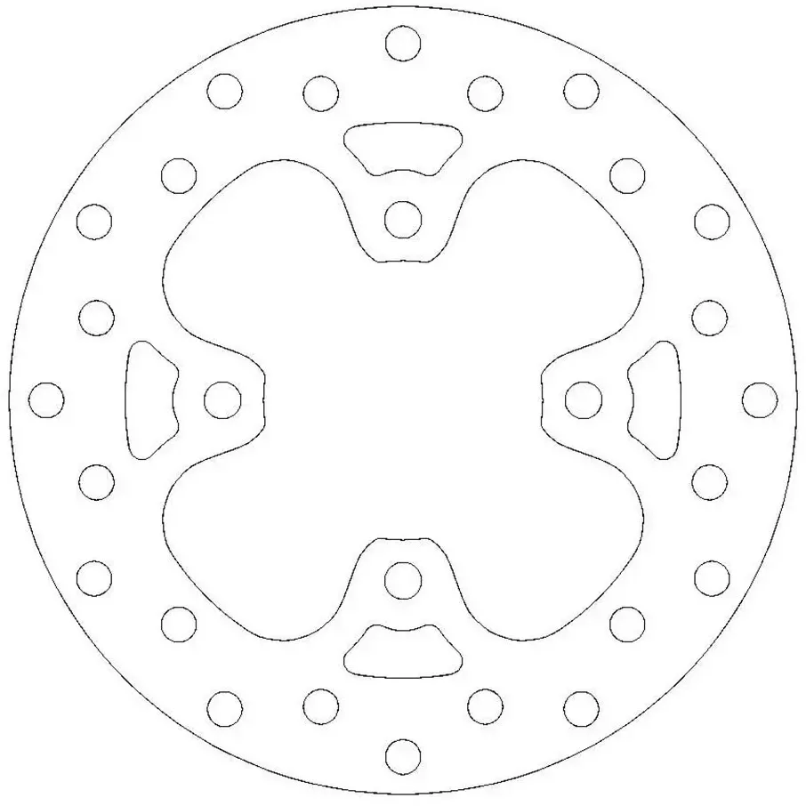 Moto-master Halo Ktm 110334 Vordere Bremsscheibe - Silver - One Size