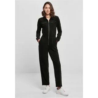URBAN CLASSICS Ladies Velvet Rib Boiler Suit schwarz L