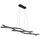 GLOBO Geronimo 1-flg. LED 18 cm rund schwarz