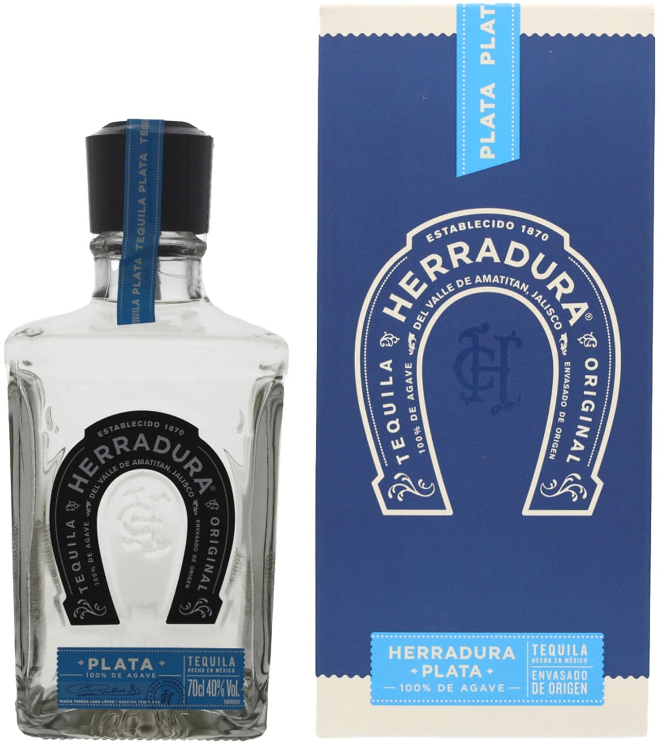 Herradura Plata Tequila 40,0 % vol 0,7 Liter