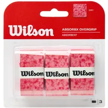 Wilson AbsorbX Overgrip Tennis 3er-Pack, Ultra-Saugfähig, Außergewöhnlicher Grip, Strapazierfähig, Leicht, Einfache Anwendung