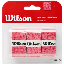 Wilson AbsorbX Overgrip Tennis 3er-Pack, Ultra-Saugfähig, Außergewöhnlicher Grip, Strapazierfähig, Leicht, Einfache Anwendung