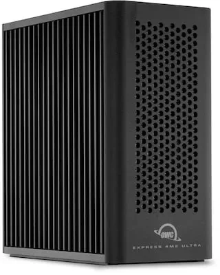 OWC Express 4M2 Ultra 4-Bay Externes Storage Gehäuse mit Thunderbolt 5, SoftRaid