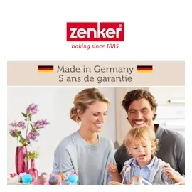 Zenker Springform mit Flachboden (Farbe: schwarz),