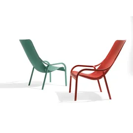 Nardi Outdoor Loungesessel NET LOUNGE 129 x 130 x 200 cm rot 1 St.