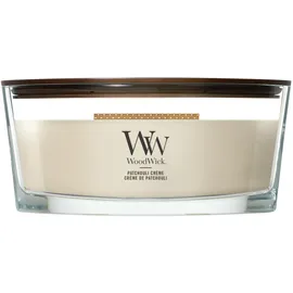 Woodwick Patchouli Crème Ellipsenkerze 454 g weiß