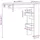vidaXL Wand-Bartisch 102 x 45 x 103,5 cm Braun
