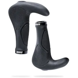Aaron Ergonomische Fahrradgriffe mit Gel Dämpfung Schwarz