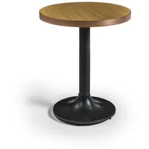 JV Möbel Bartisch Rund 1 x 1 cm Braun