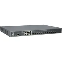 LevelOne GTL Rackmount Gigabit Managed Switch, 8x RJ-45, 12x SFP+ (GTL-2091 / 57082203)