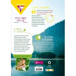 Clairefontaine 10x Packung mit 50 Blatt Kanzleibogen gelocht DIN A4, 90g, kariert - 4722C