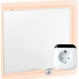 Viesta Infrarot Wandheizung mit Thermostat [fernbedienung - wifi steuerung] – Infrarotheizung Wandmontage Heizkörper – Carbon Crystal Infrar...