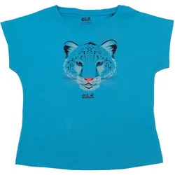 Shirt Leopard Tee Girls in Blau BLAU 128 MM