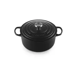 Le Creuset Signature Bräter 26 cm rund schwarz
