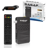 LEYF & Sagaf SUD-0507 Mini Sat Receiver DVB-S2 Full HD 1080p Digital Receiver (HDTV, Scart, USB)