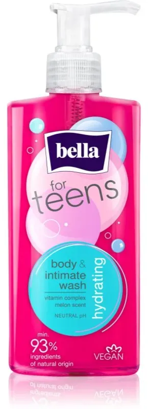 BELLA For Teens Body & Intimate Wash Gel für die Intimhygiene 250 ml