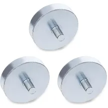 Ganter Normelemente Haltemagnet GN 50.3 d1 20 ± 0,1mm d2 M 6mm Neodym,Eisen,Bor ND Ganter