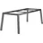 Sieger Tischgestell Aluminium Quadratrohr 200x80cm, eisengrau