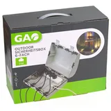 GAO 0393 Verteilerbox 6fach Grau