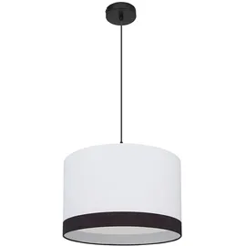 GLOBO Hängelampe 1-flg. 38 cm rund weiß Metall