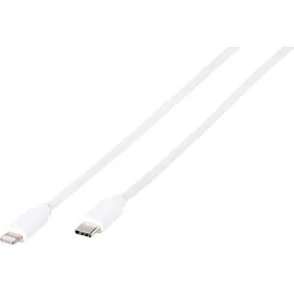 Vivanco USB-C auf Lightning Adapter 1,2 m Weiß