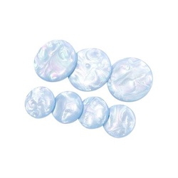 SOHO Opal Haarspange Blau Weiss Damen 
