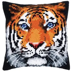 Kreuzstichkissen "Tiger"