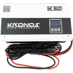 Q-Batteries Hochfrequenzladegerät K50 - 12-24V, 3-50A KRONOS inkl. Netzstecker, ohne Batteriestecker