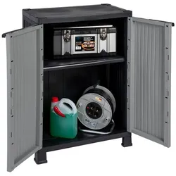 Kreher Kunststoffschrank Noble-Serie mit verstellbarem Boden, 20 kg Tragkraft