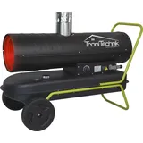 Tronitechnik TroniTechnik® TT-HK-245 Heizkanone Dieselkanone Heizlüfter 30kW mit Handgriff, Rohrrahmen, Rädern und Abluftauslass