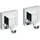 Wenko Quadro Handtuchhaken Grau 2er Set
