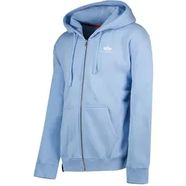 Alpha Industries Basic Sl Reißverschlusspullover Light Blue M